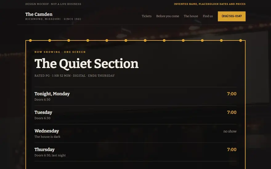 The The Camden website