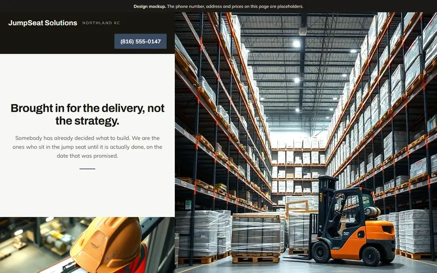 The JumpSeat Solutions website