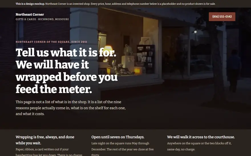 The Northeast Corner website
