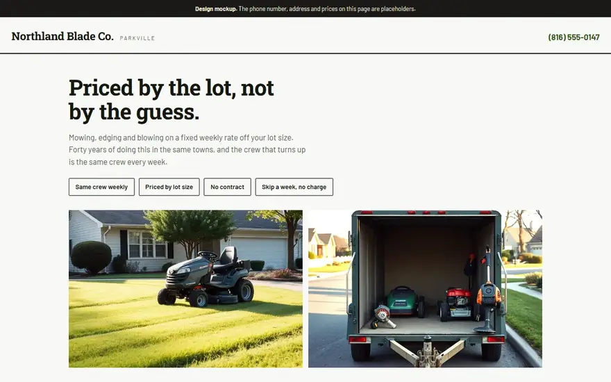 The Northland Blade Co. website