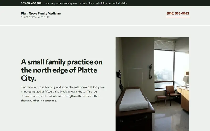 The Plum Grove Family Medicine website
