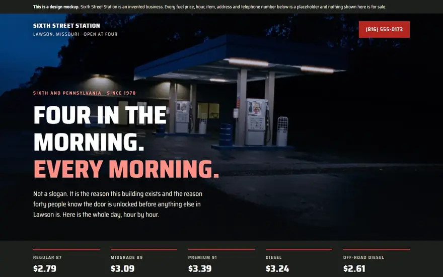 The Sixth Street Station website