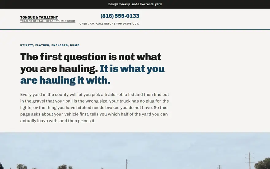 The Tongue & Taillight website
