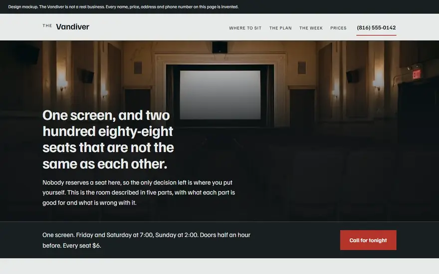 The The Vandiver website