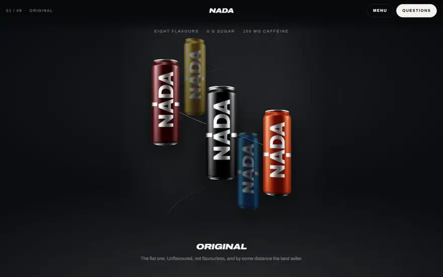 The NADA ENERGY website