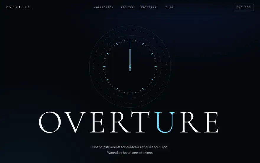 The OVERTURE website