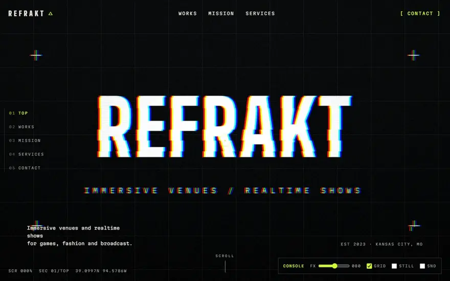 The REFRAKT website